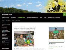 Tablet Screenshot of muhammadfarms.com